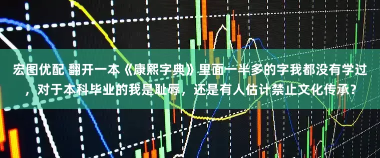 宏图优配 翻开一本《康熙字典》里面一半多的字我都没有学过，对于本科毕业的我是耻辱，还是有人估计禁止文化传承？